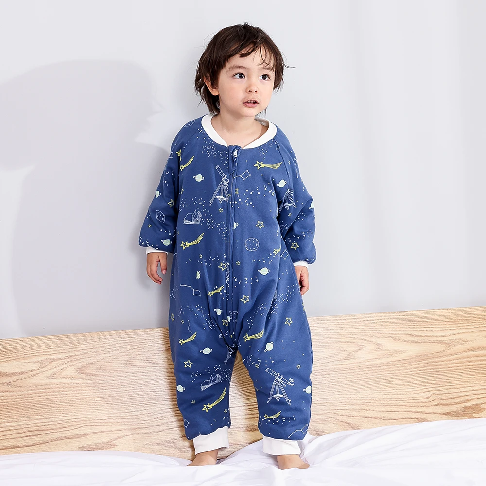 

Winter Baby Sleeping Bag Cute Flowers Print Toddler Sleepwear Walk Play Pajamas Warm 2.5Tog Keep Thick Sleepsack Accessories