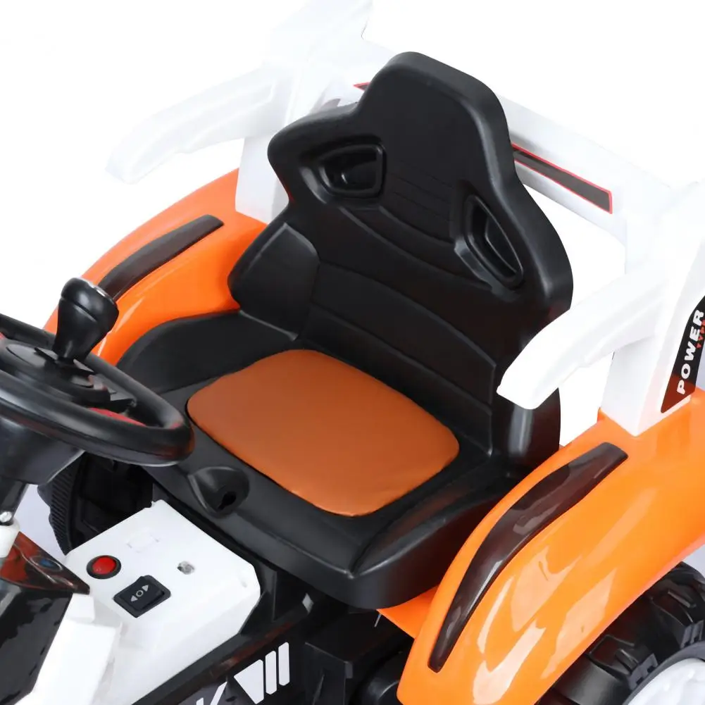 Ride on Excavator, Battery Powered Digger, Forward & Backward, Motor Arm, Music Sounds, Electric Construction Vehicle for Kids