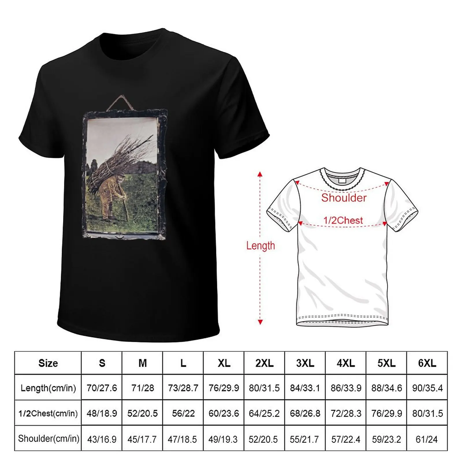 Zeppelin IV - Album Cover T-Shirt Basic Comfort Fit T-Shirt for Men