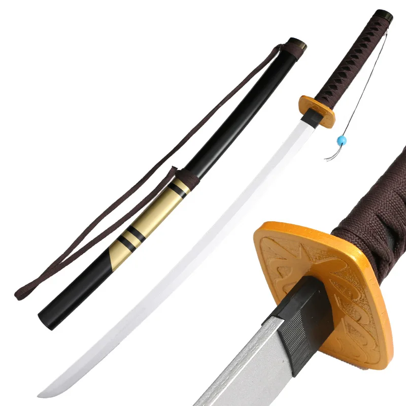 102 cm/40,16 Zoll Samurai Schwert Anime Peripherie mit Scheide Waffen Modell Requisiten, die Zeit, dass ich als Schleim wiedergeboren habe