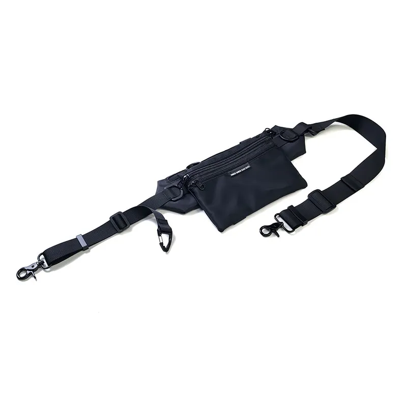 Multi-purpose Adjustable Bag Strap With Phone Storage Pouch Detachable Tactical Techwear Shoulder Strap Bag Accessories