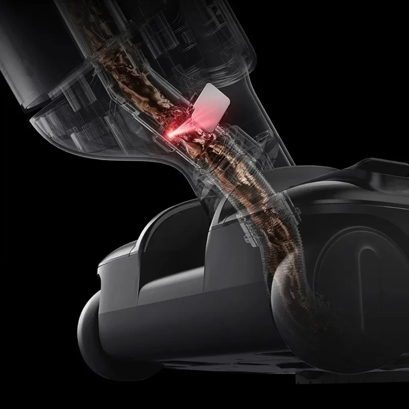 XIAOMI MIJIA ไร้สาย Anti-tangle เครื่องดูดฝุ่น 4Pro เปียกแห้งทําความสะอาดด้วยตนเอง Crawler Roller Brush Mop