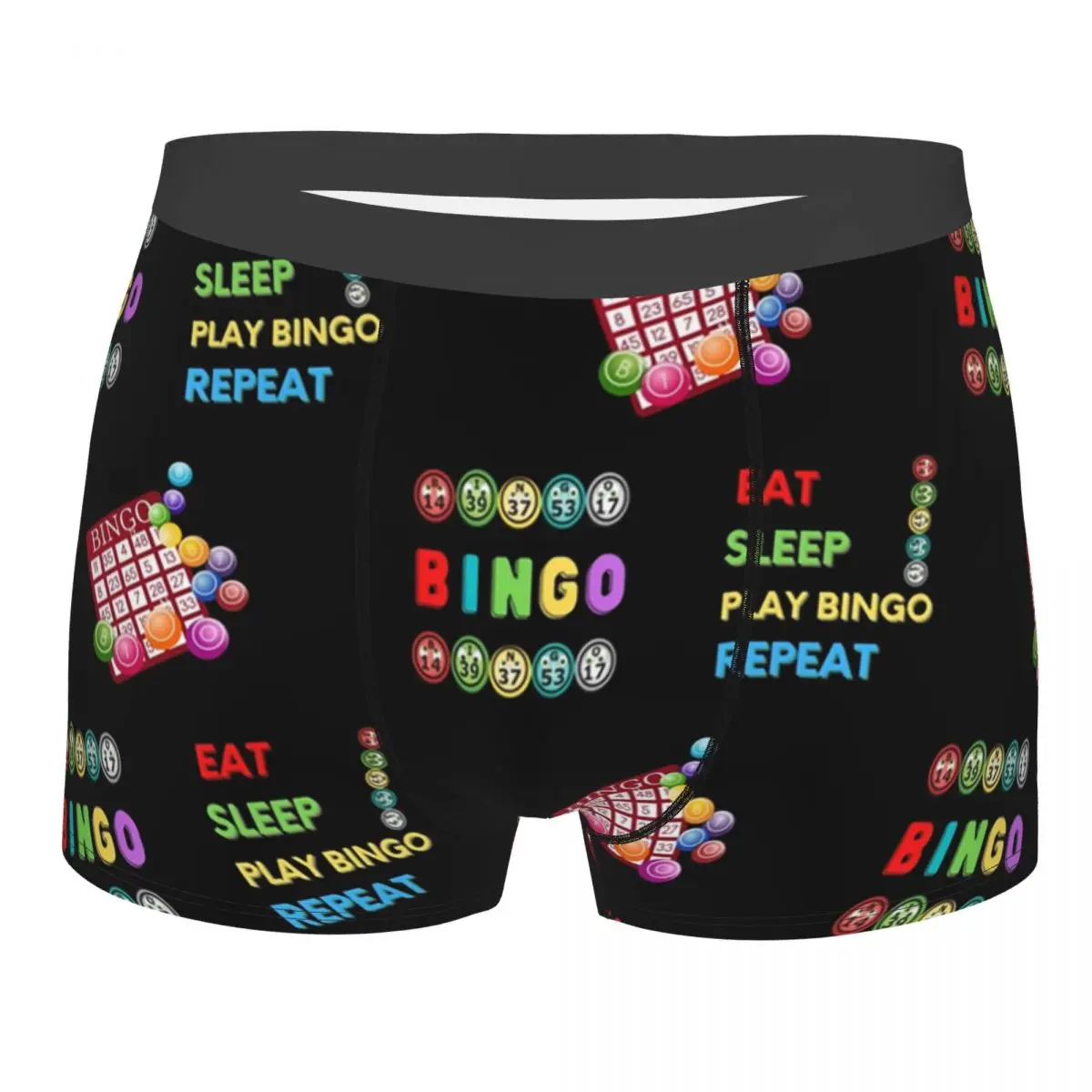 Male Fashion Best Play Bingo Game For Bingo Players Underwear Boxer Briefs Men Breathbale Shorts Underpants