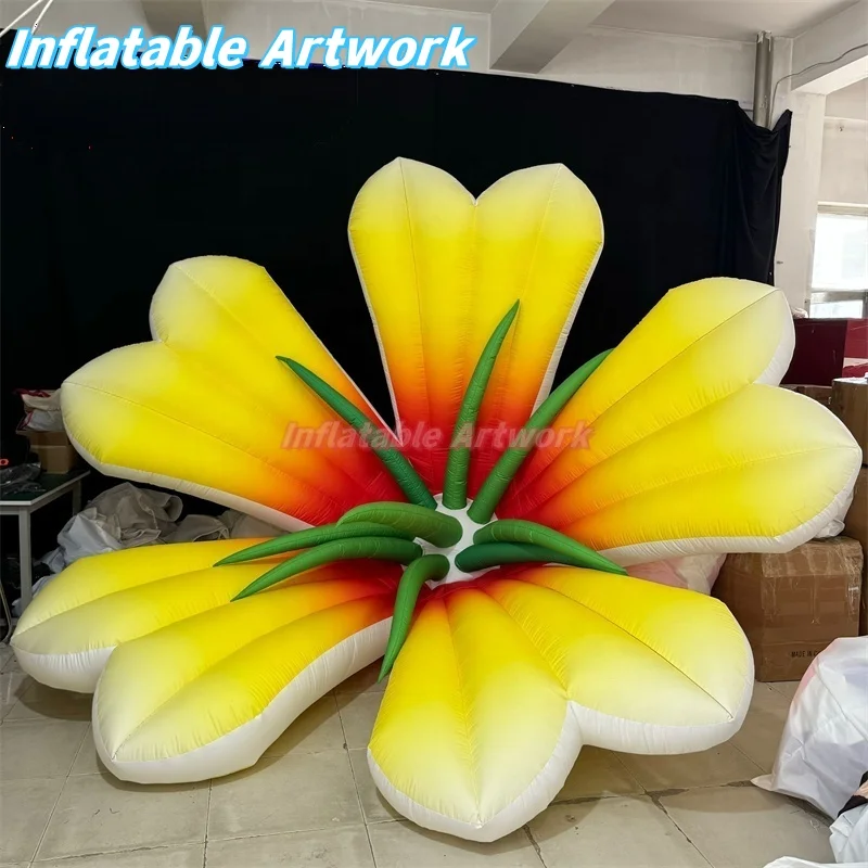 

Customized Floral Wedding Stage Large Blow up Lily Flower Design for Sale Toys