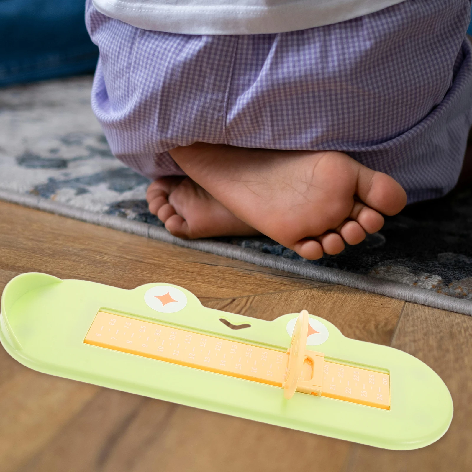 Baby Foot Measurer Kids Foot Measuring Device Toddler Shoe Size Gauge Precision Tool Home Use Plastic Length Measure