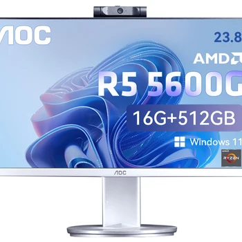 AOC All-in-One Business Desktop AMD R5 5600G 23.8
