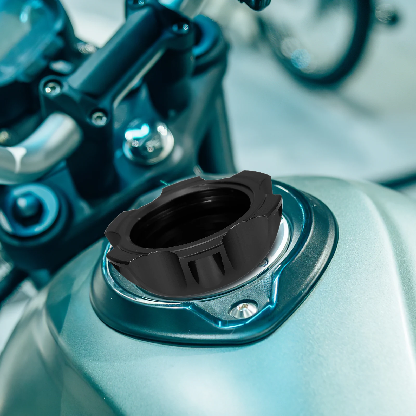 

Fuel Tank Cap Aluminum Cover 49.5 Blue Size Gas Cap Vent Hose Plastic Oil Tank Valve Motorcycle Parts Accessories
