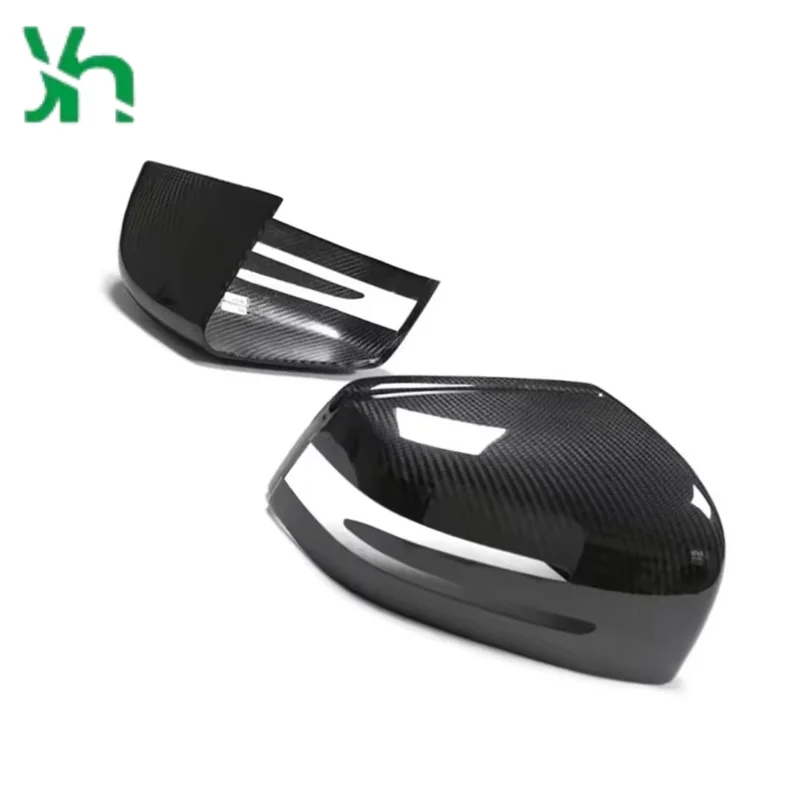메르세데스-벤츠 G GL GLS ML GLE X166 카본 파이버 개조 미러 케이스 백미러 커버 보호 장식