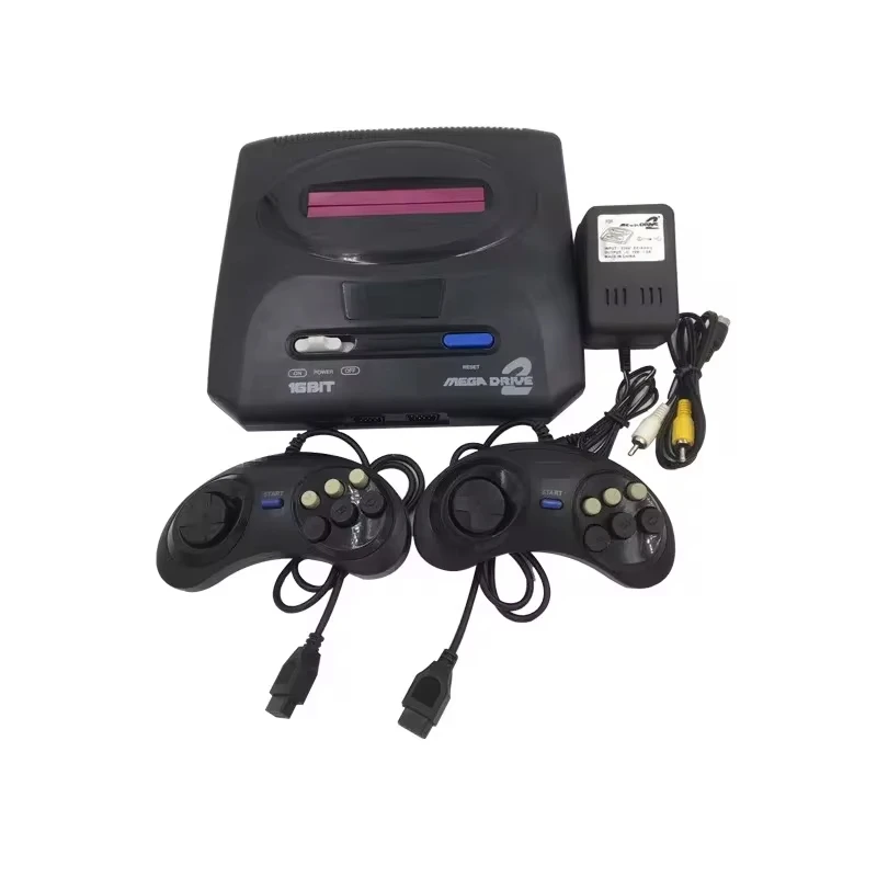 Retro 16Bit Game Console for Sega Mega Drive 2 Old Fashioned MD Game Console(Include 5 different kind of games)