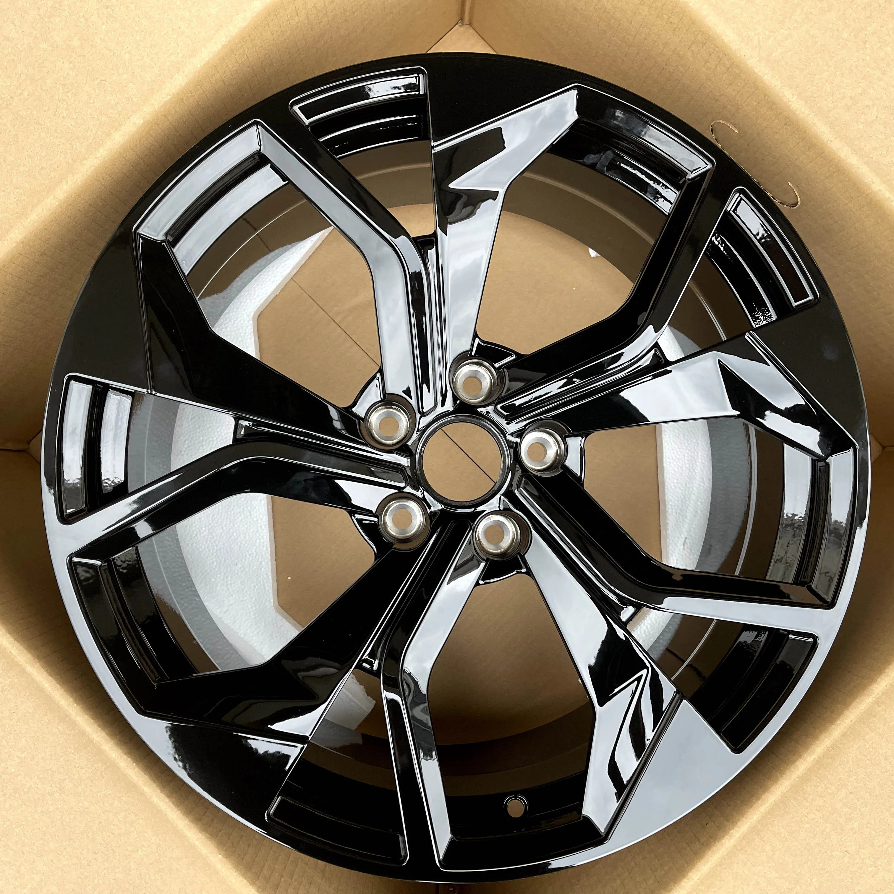 

Глянцевые черные легкосплавные диски из кованого алюминия, индивидуальный размер 15-26 дюймов