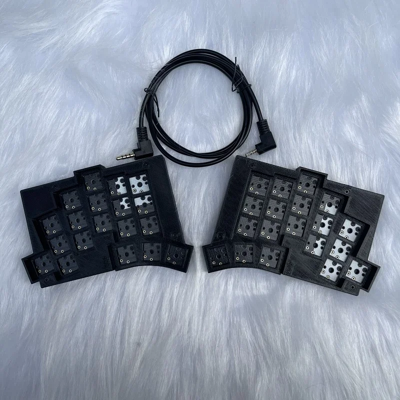 

TOTEM Low Profile Split Keyboard Wired 3D Printing Resin/Pla Custom Hot Swap VAIL Gaming Mechanical Keyboard Kit Kailh Switch