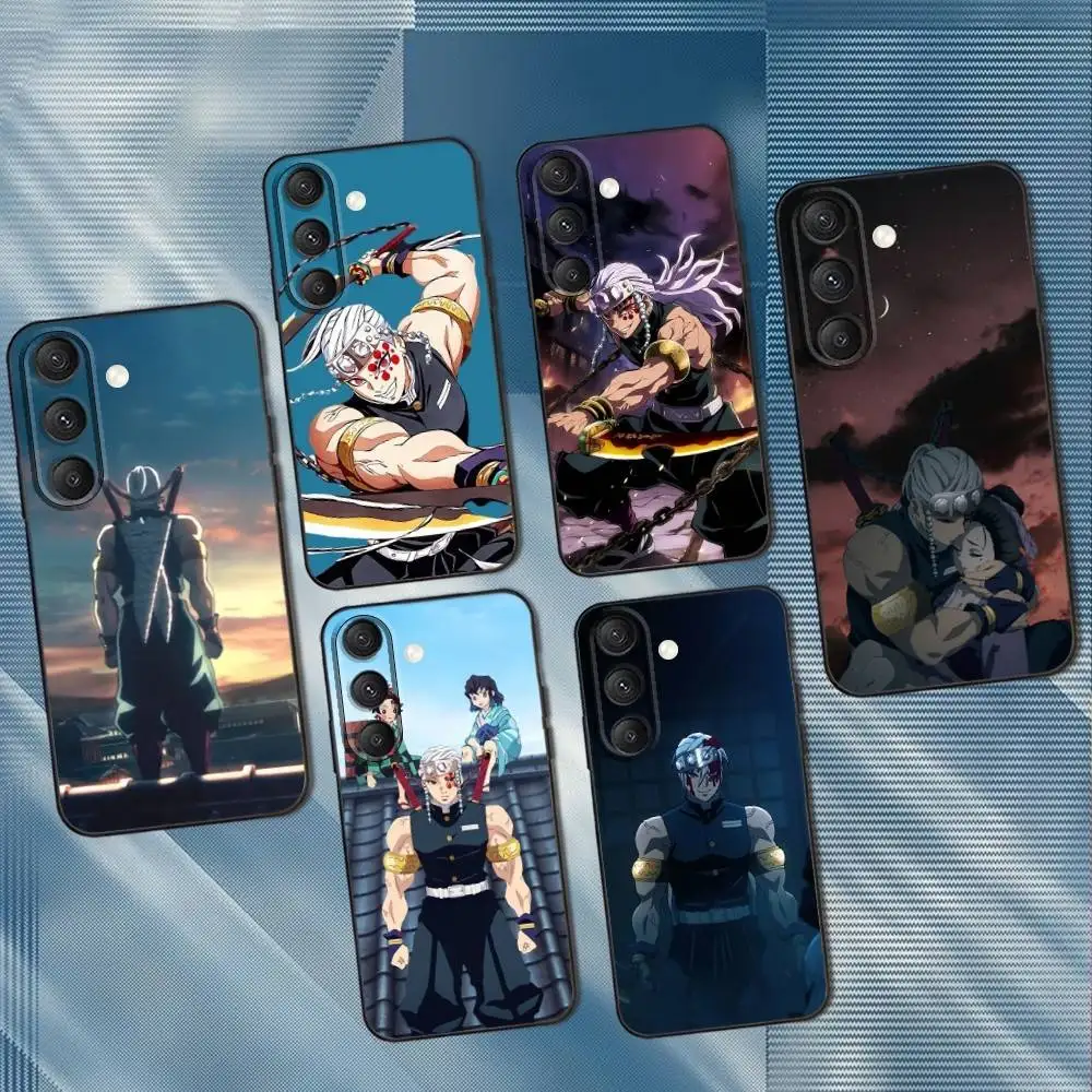 

Anime Tengen Uzui Phone Case For Samsung S25,S24,S23,S22,S21,S20,S10,Ultra,Plus,Lite,FE,Soft Silicone Black Cover