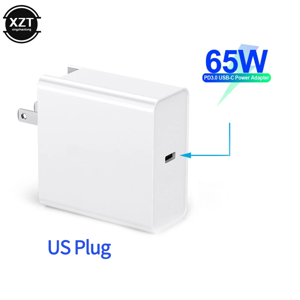 Universal 65W PD Charger Adapter USB Type C Power Supply is Applicable to Microsoft Surface Pro 6/5/4/3 Go Book Tablet Laptop