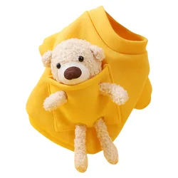 강아지 저지 스웨터, 용수철 고양이, 귀여운 곰, 애완견 의류, 치와와, 테디, 요크키용, 가을, 겨울, 신상