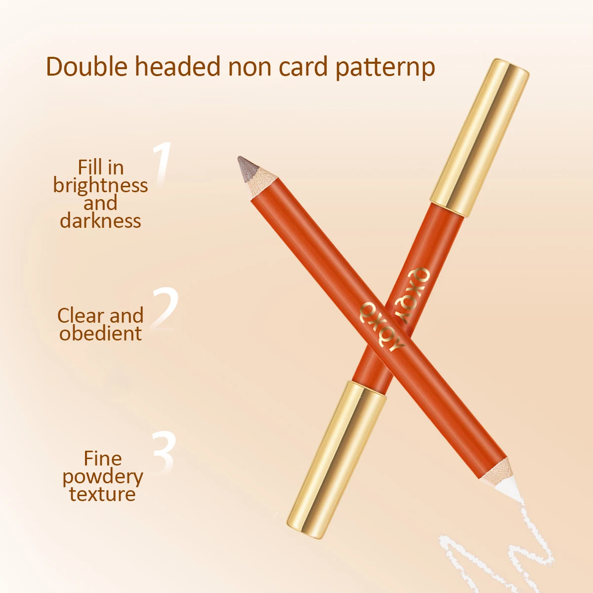 QXQY Dual Head Contouring Pen, Full Face Contour, Highlight, Silky Color Rendering, 3D Decoration Stick gallery 3