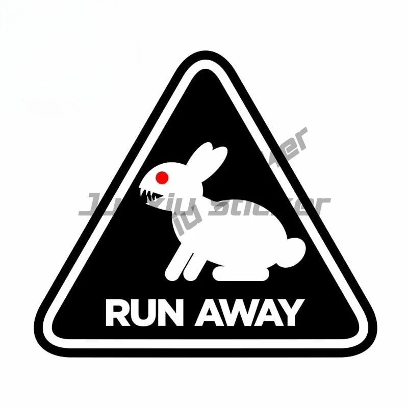 

For Killer Rabbit Sign Car Stickers Occlusion Scratch Decal Bumper Decals Air Conditioner Repair Decor
