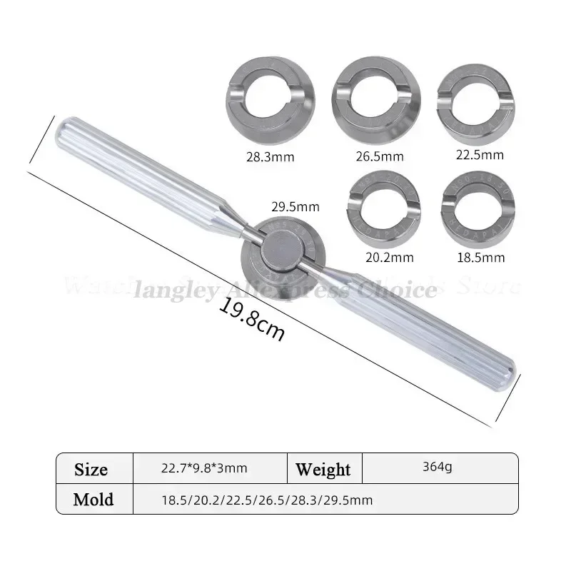 5537 Инструменты для часов, открывалка для часов, инструмент для ремонта часов Rolex для Tudor, открывалка для задней крышки часов, винт, гаечный ключ, инструмент для ремонта крышки, средство для ремонта