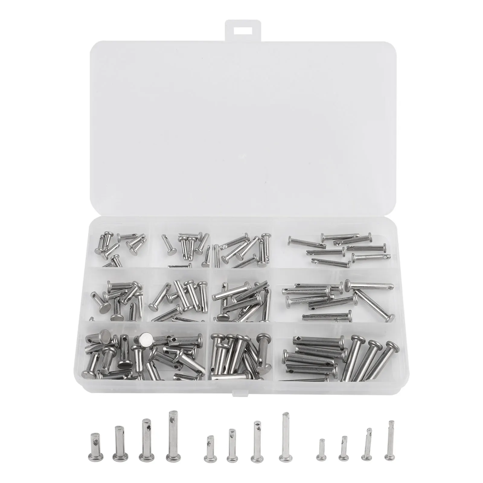 Machinery Manufacturing Color Silver Dowel Pins Secure Positioning Pins For Furniture Hand Tool Set Flat Head Dowels