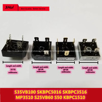 5PCS S35VB100 SKBPC5016 SKBPC3516 MP3510 S25VB60 S50 KBPC1510 S35VB 100 SKBPC5016 SKBPC 3516 MP3510 S25VB60 S50 KBPC 1510