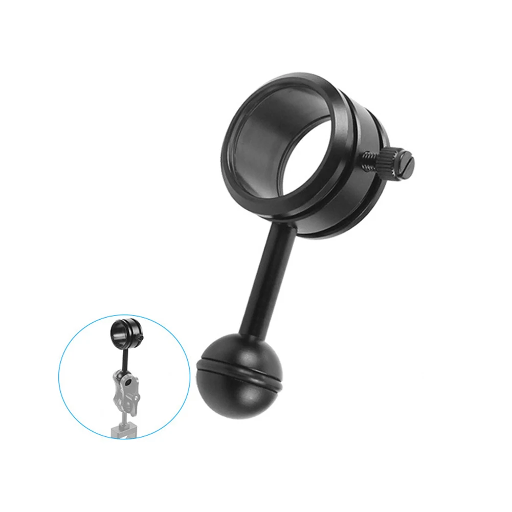 Aluminium Alloy Ball Adapter Diving Equipment Diving Equipment Easy Installation Lightweight Construction For 29-34mm Flashlight