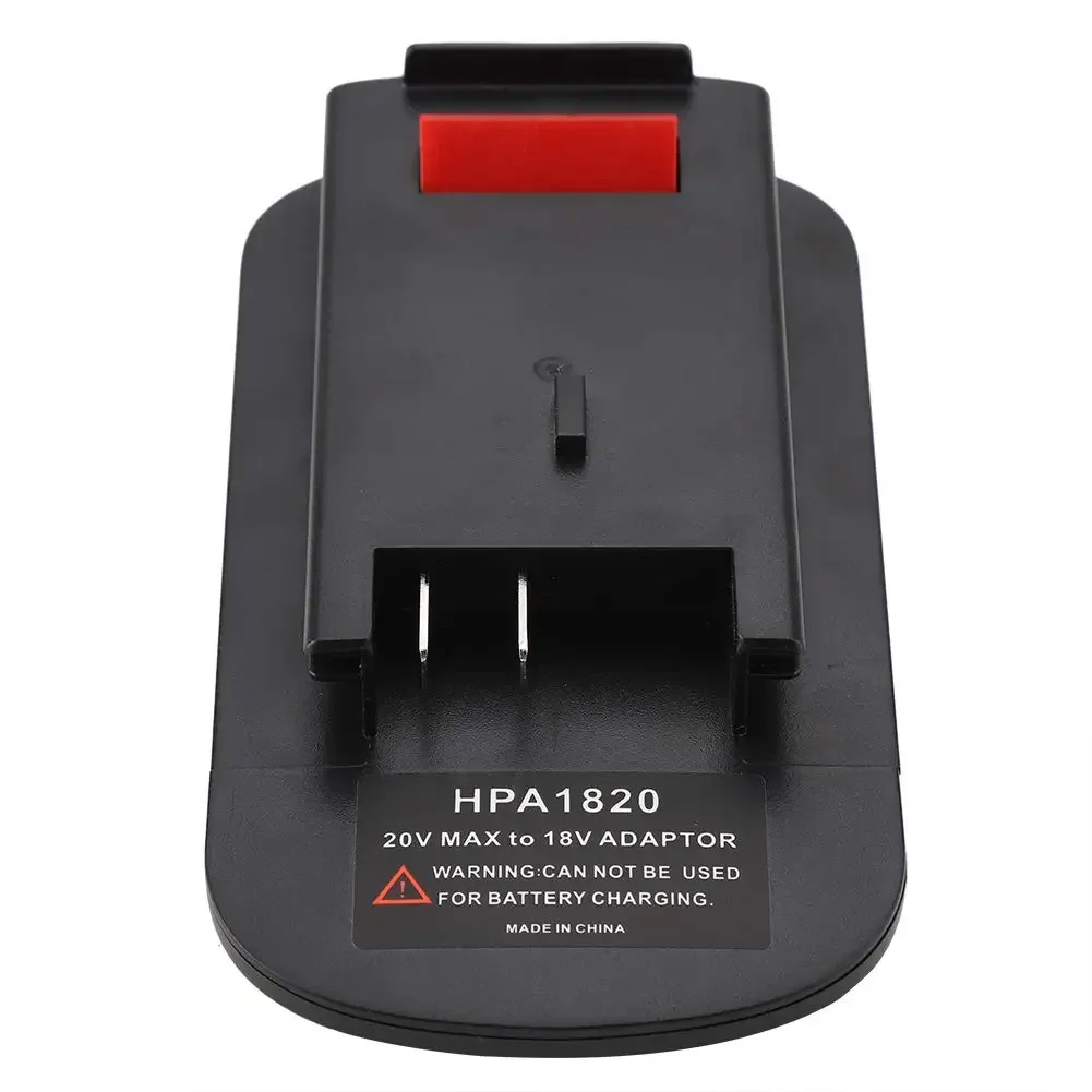 Para Black Decker/Stanley/Porter Cable 20V Max batería de litio para Black Decker 18V Ni Hpa1820 20V adaptador convertidor de batería