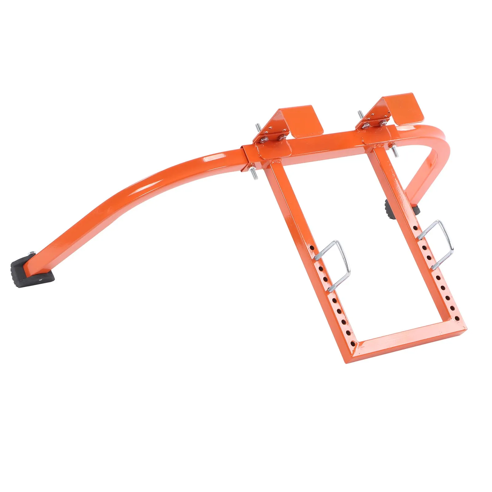 Stabilizzatore per scaletta Scala in acciaio Gancio per tetto Supporto per campata ad ala per arrampicata Pittura Arancione