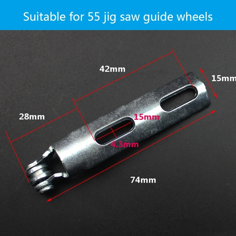 Replacement Part for 55 Jig Saw Guide Wheel Roller Durable Reciprocating Rod Great Durable Metal 55 Jig Saw Accessories