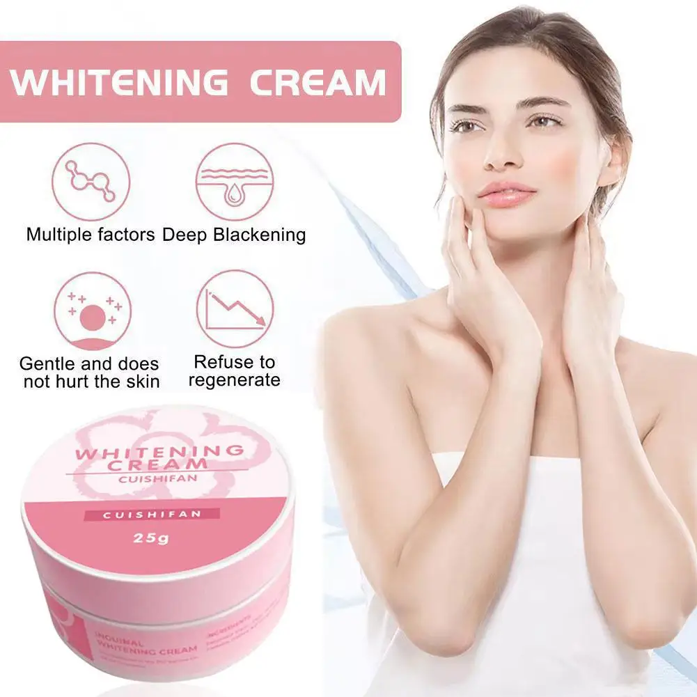 Crema illuminante per l'interno della coscia Sbiancante Ascelle Gomiti Ginocchia Crema idratante per il corpo Lozione schiarente Crema schiarente per la pelle