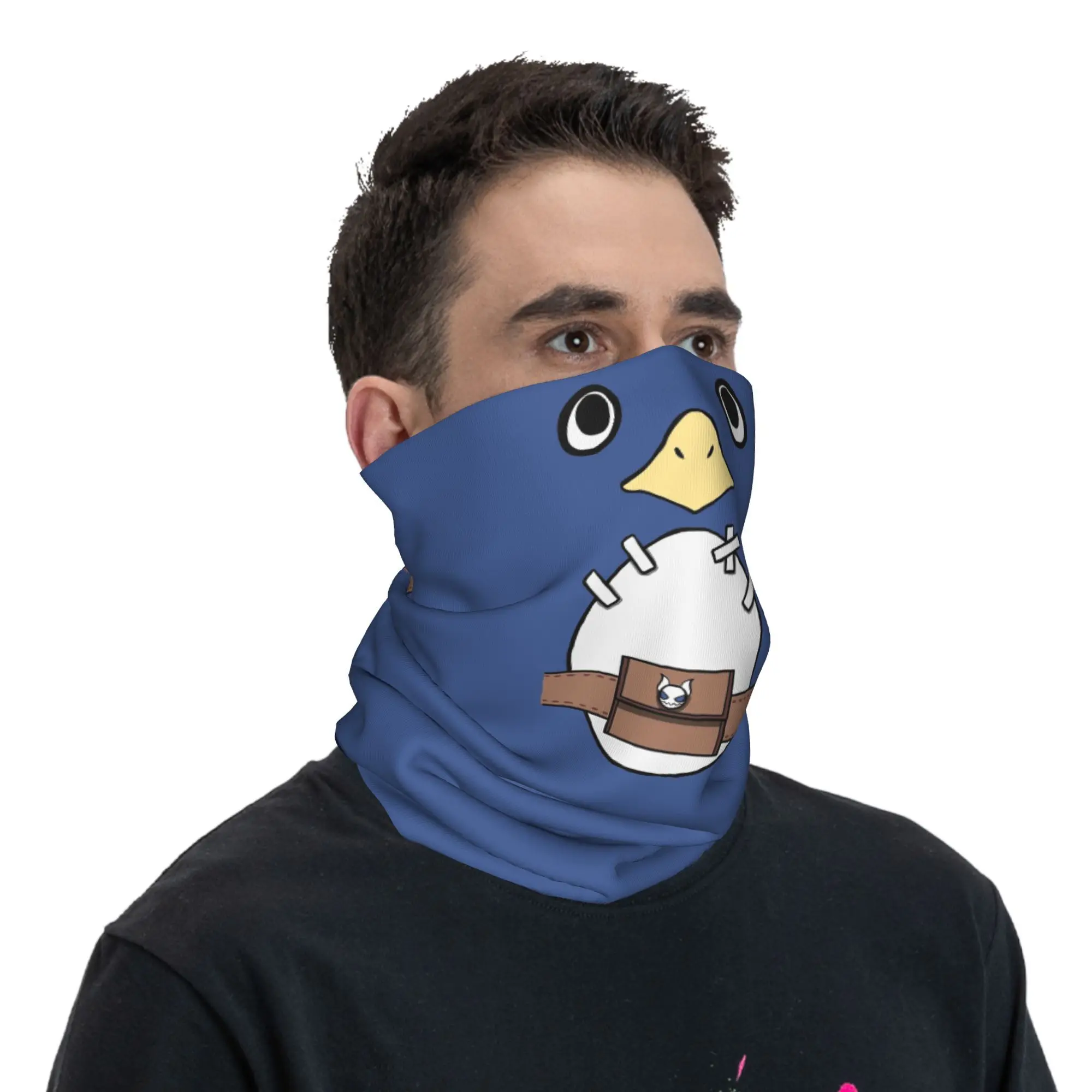 Be a Prinny, Dood Bandana Neck Gaiter Printed Wrap Scarf Multifunction Face Mask Running For Men Women Adult Breathable