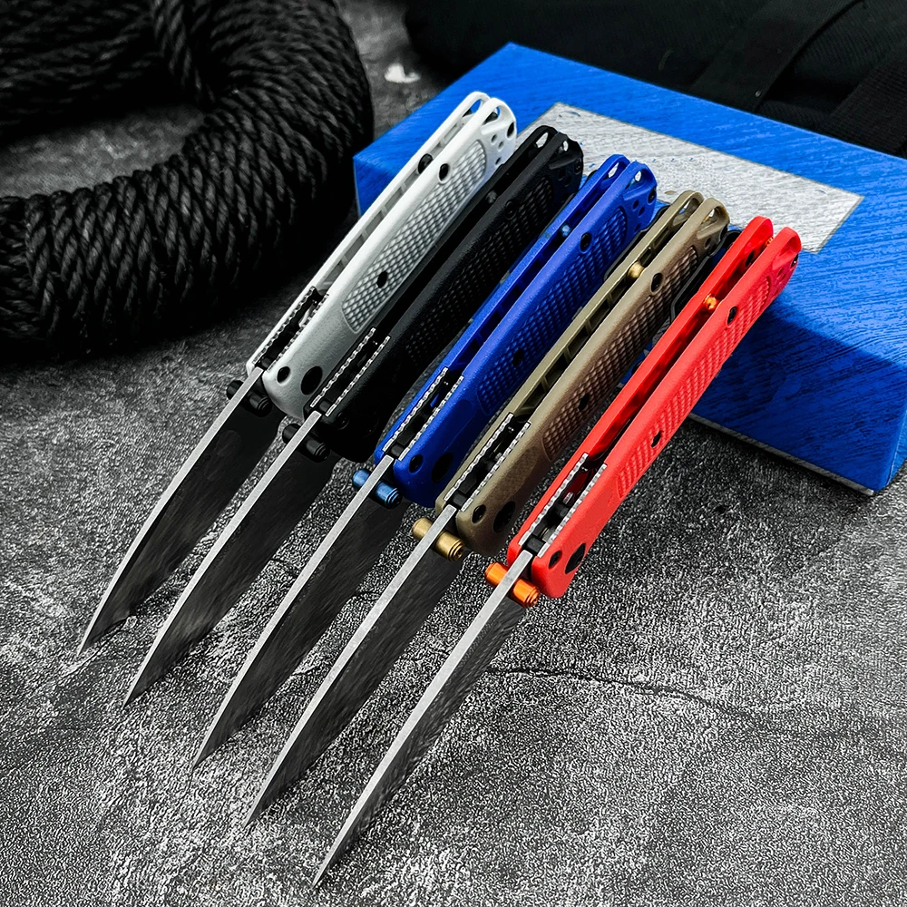 في الهواء الطلق التخييم الصيد الصيد سكين للفرد صغير Bugout S30V شفرة السلامة الدفاع المحمولة سكاكين الجيب EDC أداة هدية