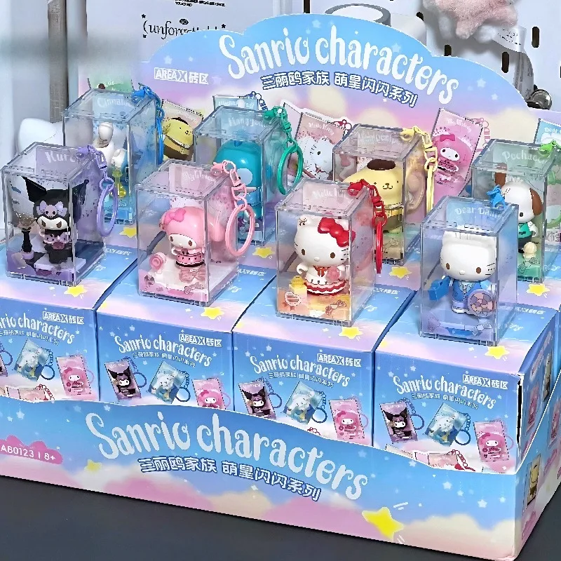 

Building Blocks Sanrio Pendant Hello Kitty Kuromi My Melody Splicing Model Pochacco Cinnamoroll Ornament Gift Toy Blind Box