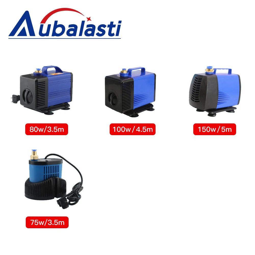 Aubalasti Water Pump 150W Lift 5m 220V Caliber 8mm Engraving Machine Tool for CNC Router Spindle Motor