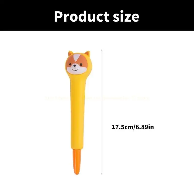 

5 Pcs 0.5mm Gel Pen Neutral Pen Stress Relieve Writing Pen Soft Foam Gel Pen