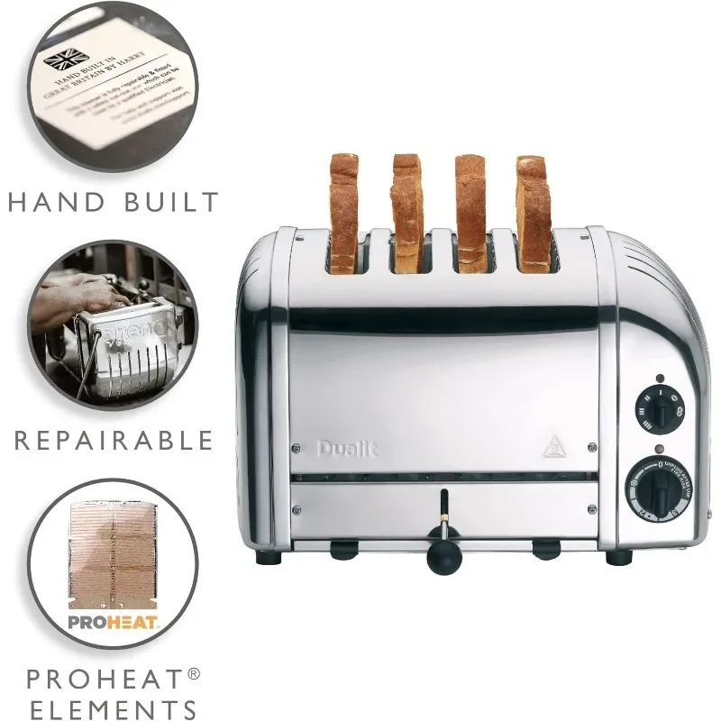 Dualit-Grille-pain Classic NewIsabel, 4 tranches, chromé