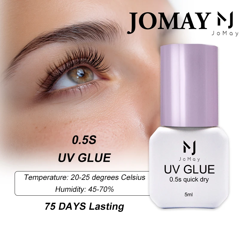 0.5S Eyelashes Glue UV Led Glue For Lash Extension Waterproof Super Strong Accelerate by 0.5 Seconds Fast Curing