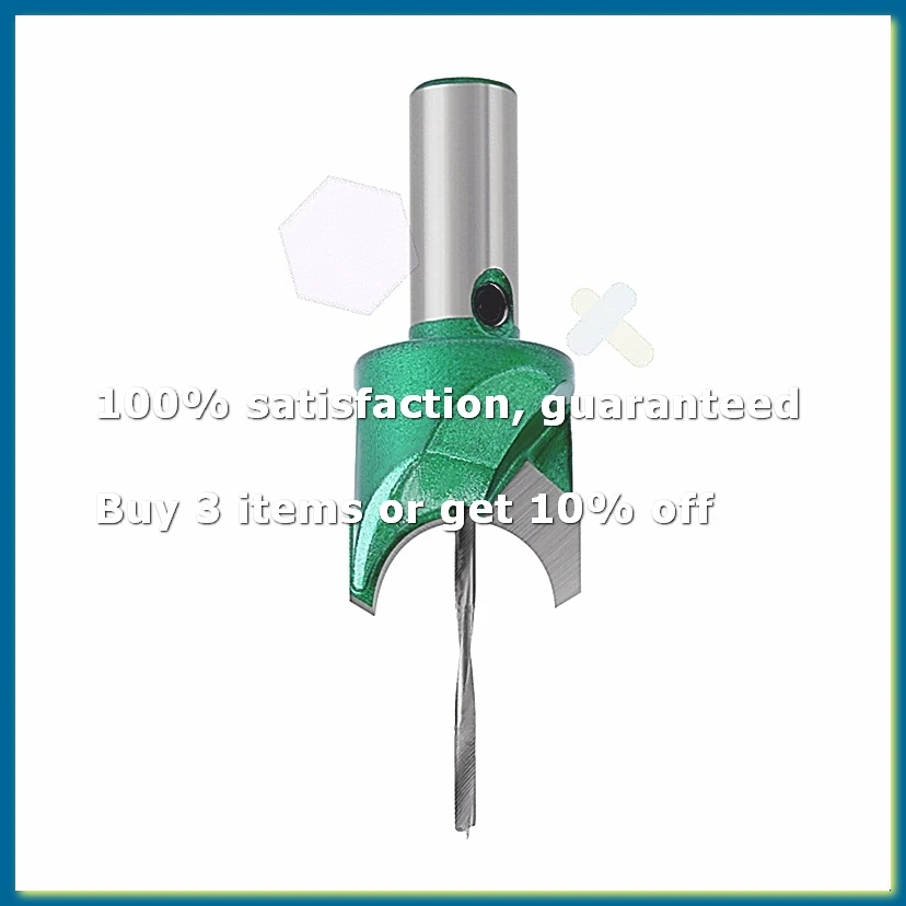 Shank Bead Drill Bits Router Bit Carbide Cutters Woodworking Milling Cutter for Wood Bit Face Mill End Mill 10mmx16mm-ANKL