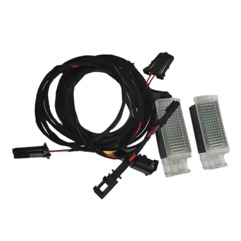 1Set Auto LED Fußraum Licht Fuß Lampe mit Kabel Kabelbaum für PASSAT 3G B8 Golf 7 MK7 Tiguan 2017 5GG 947409