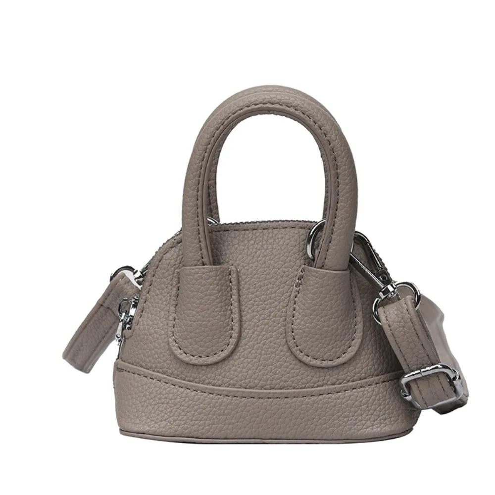

Versatile Korean Style Mini Crossbody Bag PU Leather Pure Color Small Sling Bag All-match Large Capacity Shoulder Bag Women