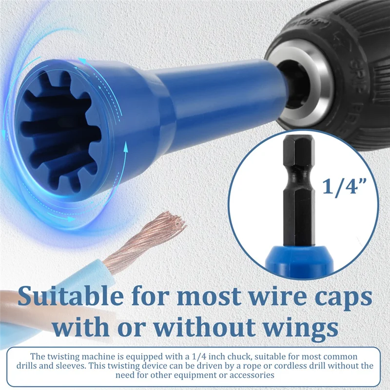 19Pcs 1/4 Inch Bit Holder Keychain Hex Shank Aluminum Alloy Screwdriver Bits Holder Quick-Change Extension Bar-HGSW