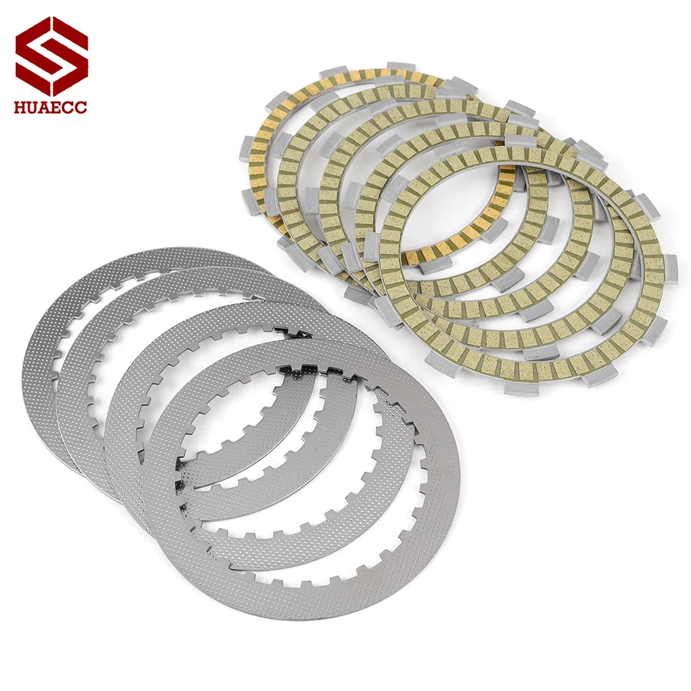 Clutch Friction Disc Plate Kit for Suzuki 21441-37400 DR250S 1982-1987 21440-19F00 GN250 1985-2001 GN250E 1996-2001 Big Boy