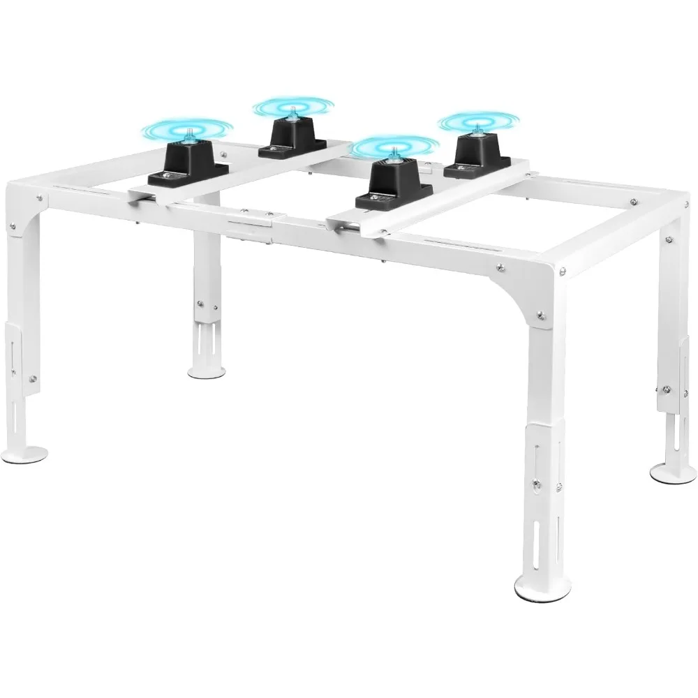 

Adjustable Anti-Vibration Ground Stand for 9000-12000 BTU Mini Split AC Heat Pump Supports 400 lbs