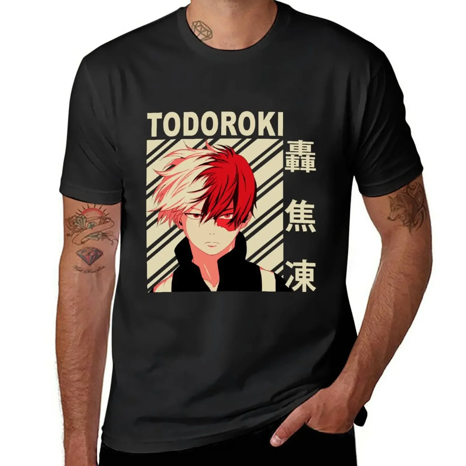 Shoto todoroki - Vintage Art T-Shirt cute clothes boys whites mens graphic t-shirts hip hop