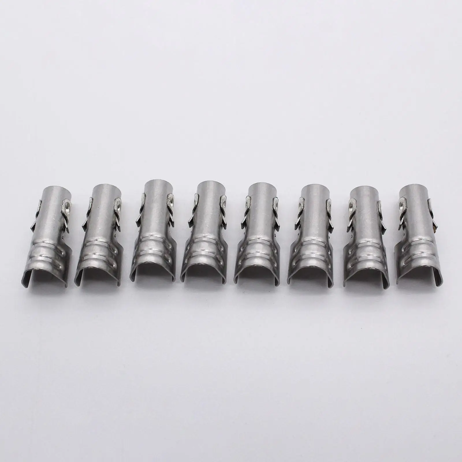 8Pcs Ceramic Spark Plug Boot Kit 45 Degree Straight Replacement for 8mm Wire
