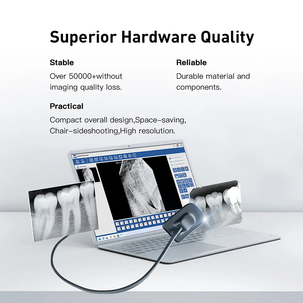 AZDENT Dental Sensor X-Ray Digital Sensor Intraoral Digital System HD Image Dentistry Tools High Quality Dental X Ray Sensor