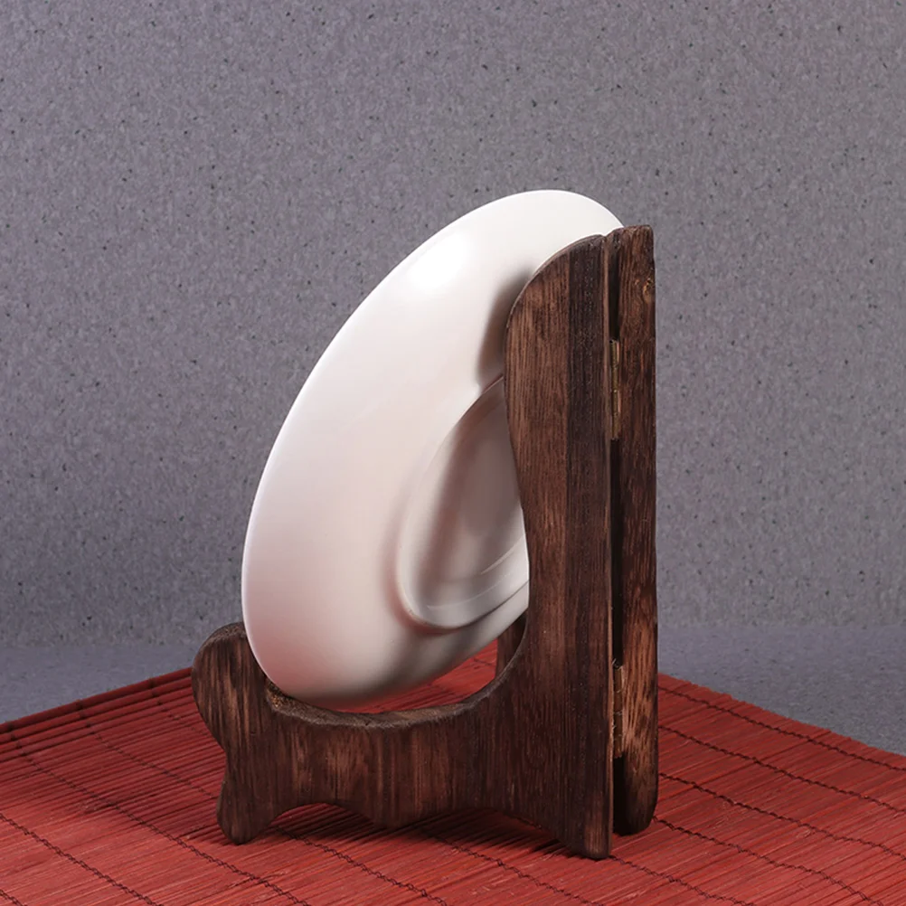 Soporte de placa con marco de fotos, soporte de escritorio para Monitor, letrero de madera para exhibición de libros, imágenes, 2 uds.