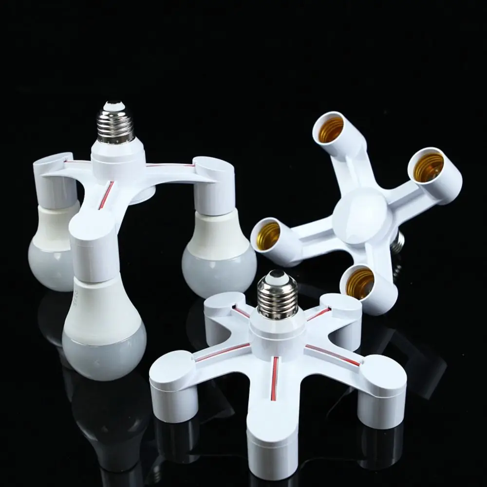 

For Photo Studio Splitter Base Converter Bulb Adapter Holder Lamp Base Lamp Socket LED Bulb Holder