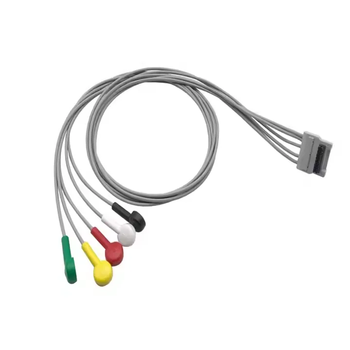 

BTL-08 Compatible Holter Cable 5leads Snap