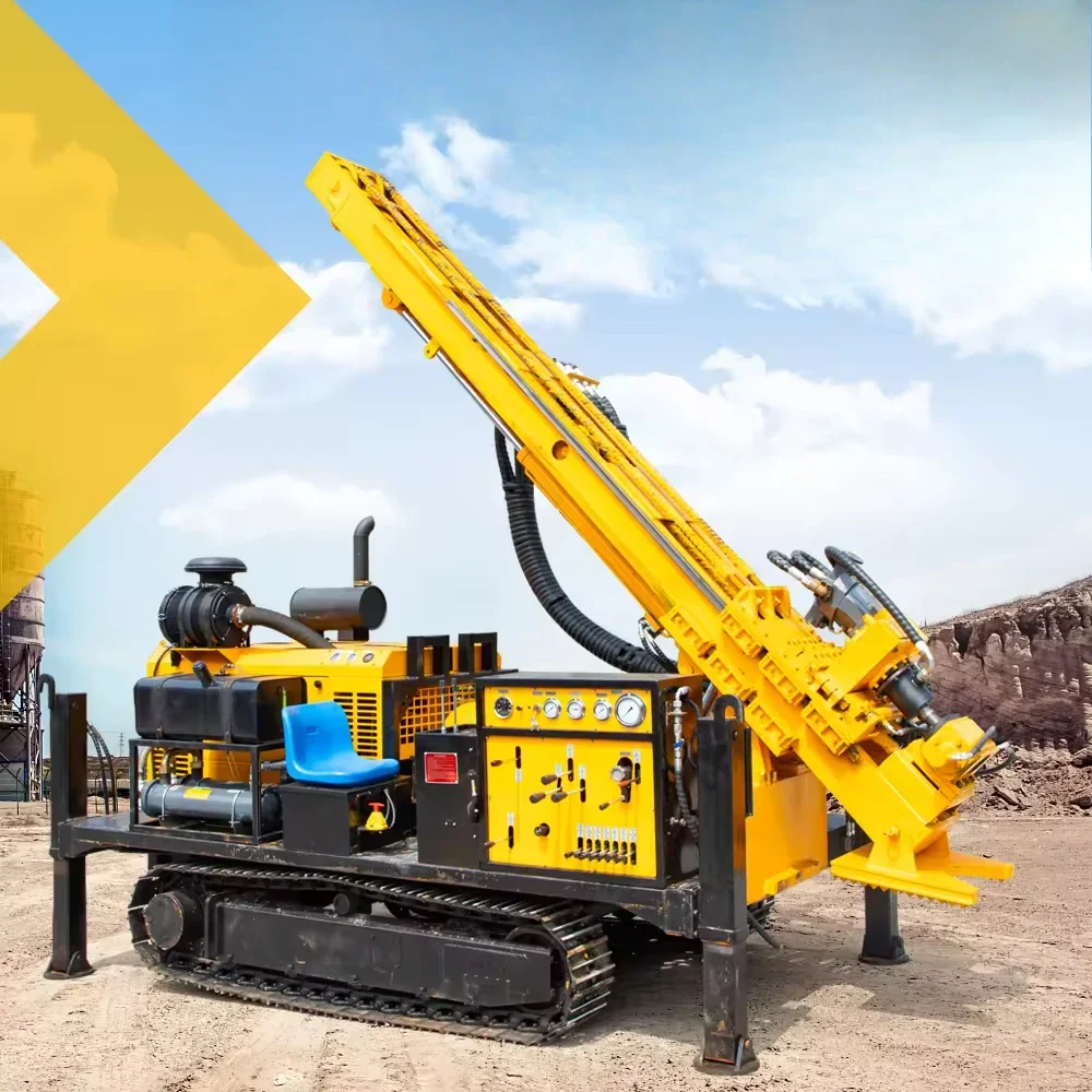 Bor batu dalam 200 meter, rig pengeboran air sumur