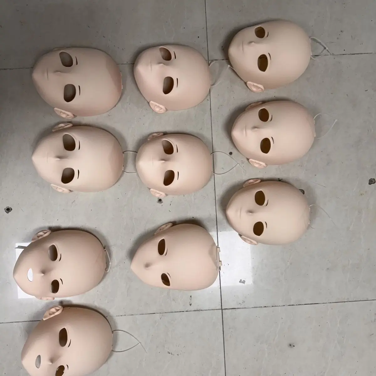 Personaggio originale Ragazzo/Bily Resina Colore della pelle Kig Mezza testa con serratura Anime Cosplay Maschera Kigurumi giapponese Accessori fai da te