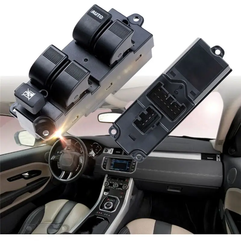 Compact 5X Electric Power Master Window Switch LHD AB39-14540-BB For -Ford Ranger Everest -Mazda BT-50 4 Door 2012-2018